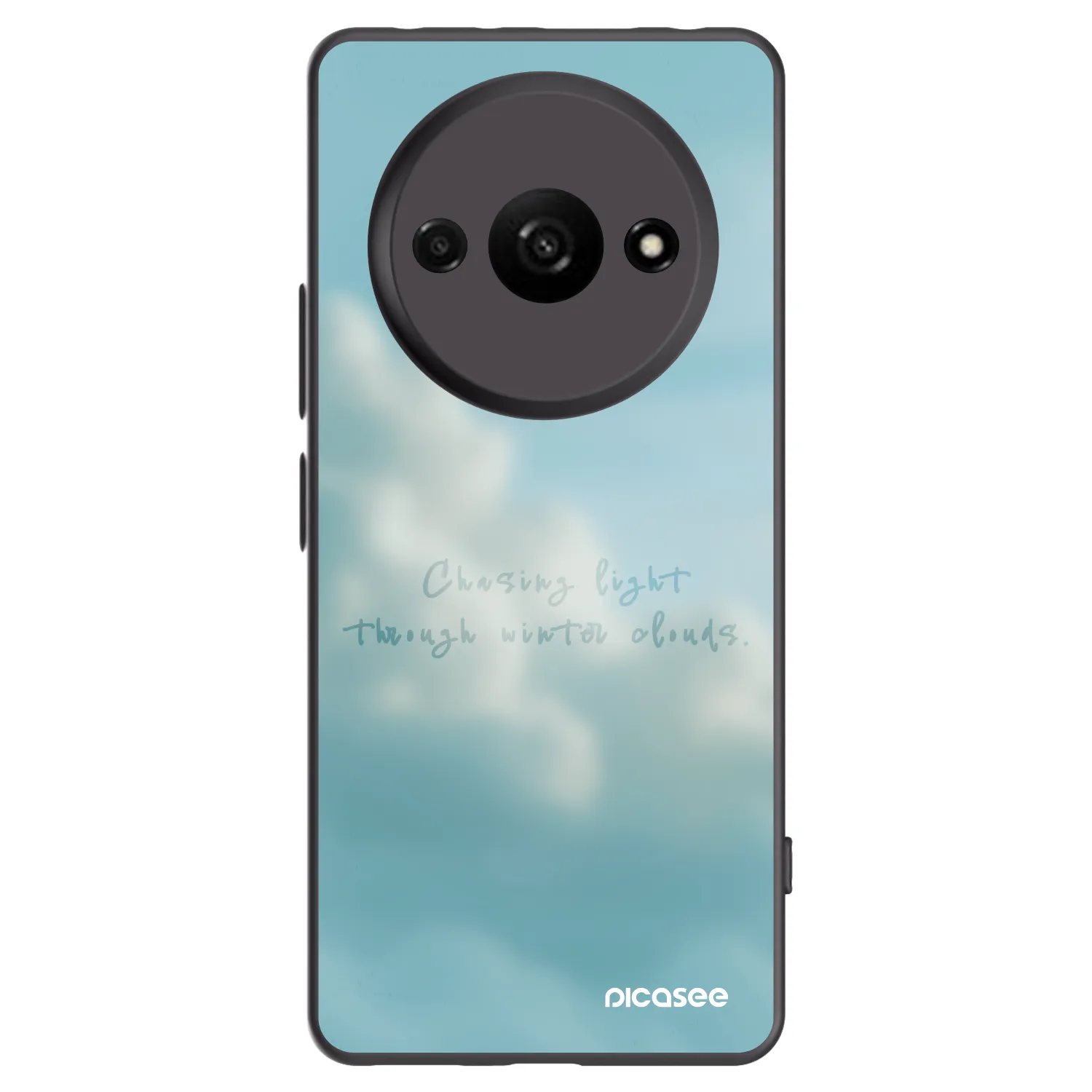 Picasee silikónový čierny obal pre Xiaomi Redmi A3 - CHASiNG LIGHT