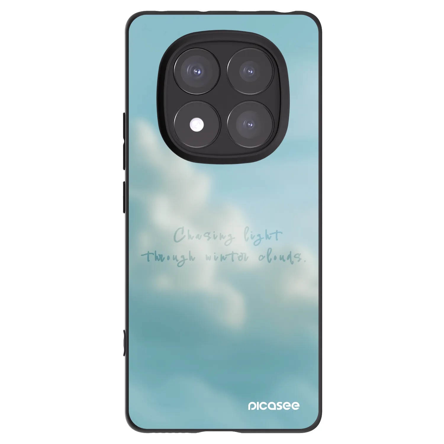 Picasee silikónový čierny obal pre Xiaomi Redmi Note 14 Pro+ 5G - CHASiNG LIGHT
