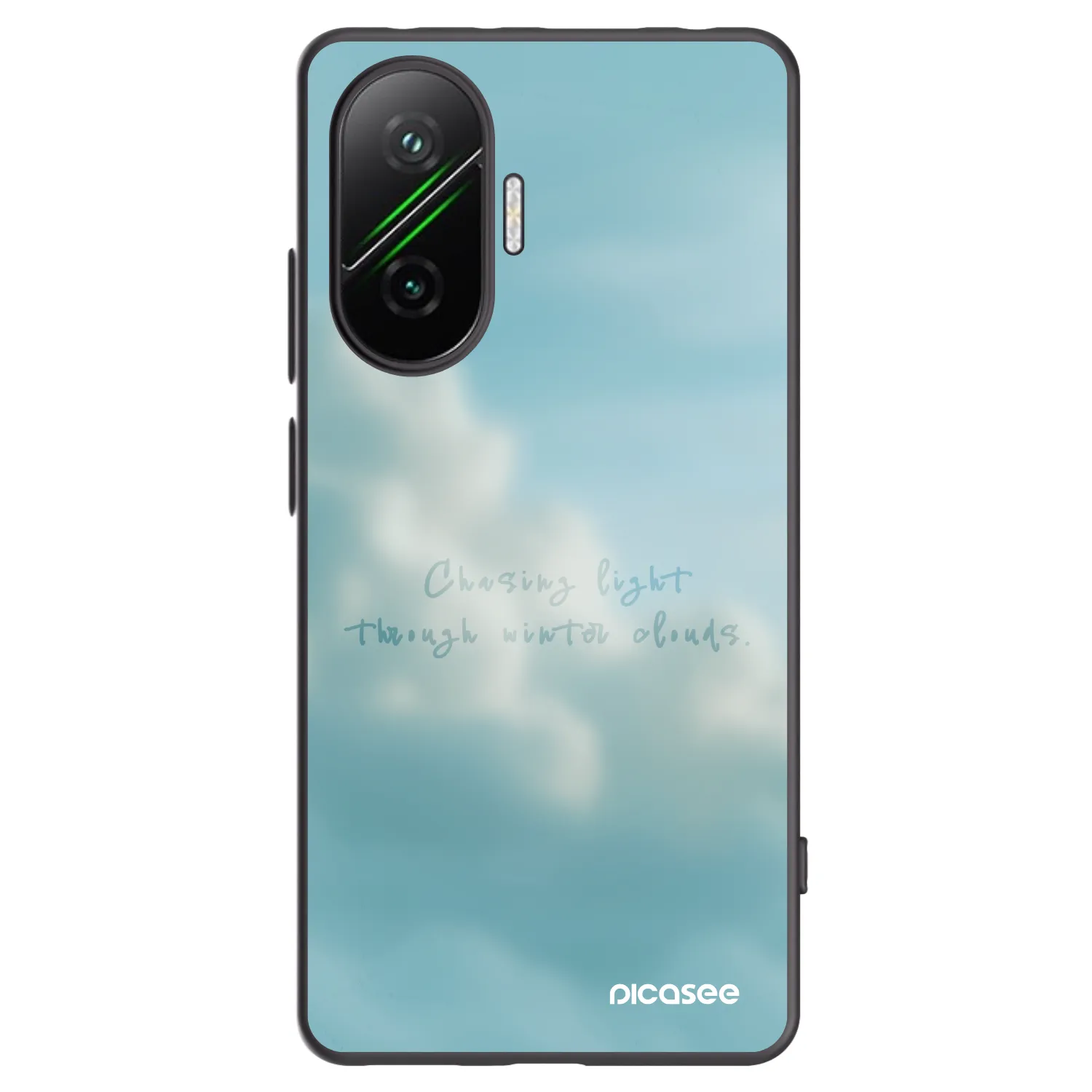 Silikónový čierny obal pre Xiaomi Poco F7 5G - CHASiNG LIGHT