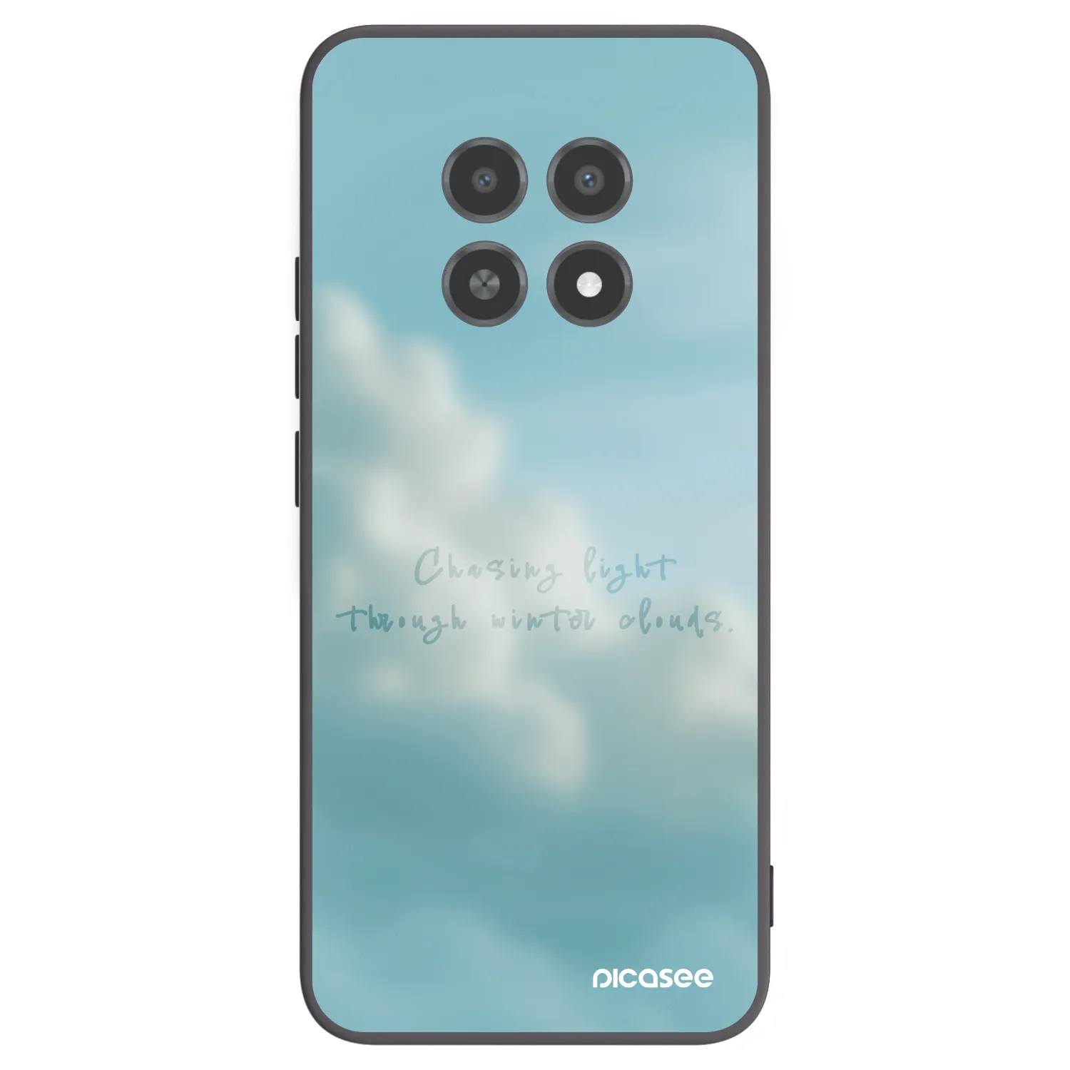 Picasee silikónový čierny obal pre Realme 12X - CHASiNG LIGHT