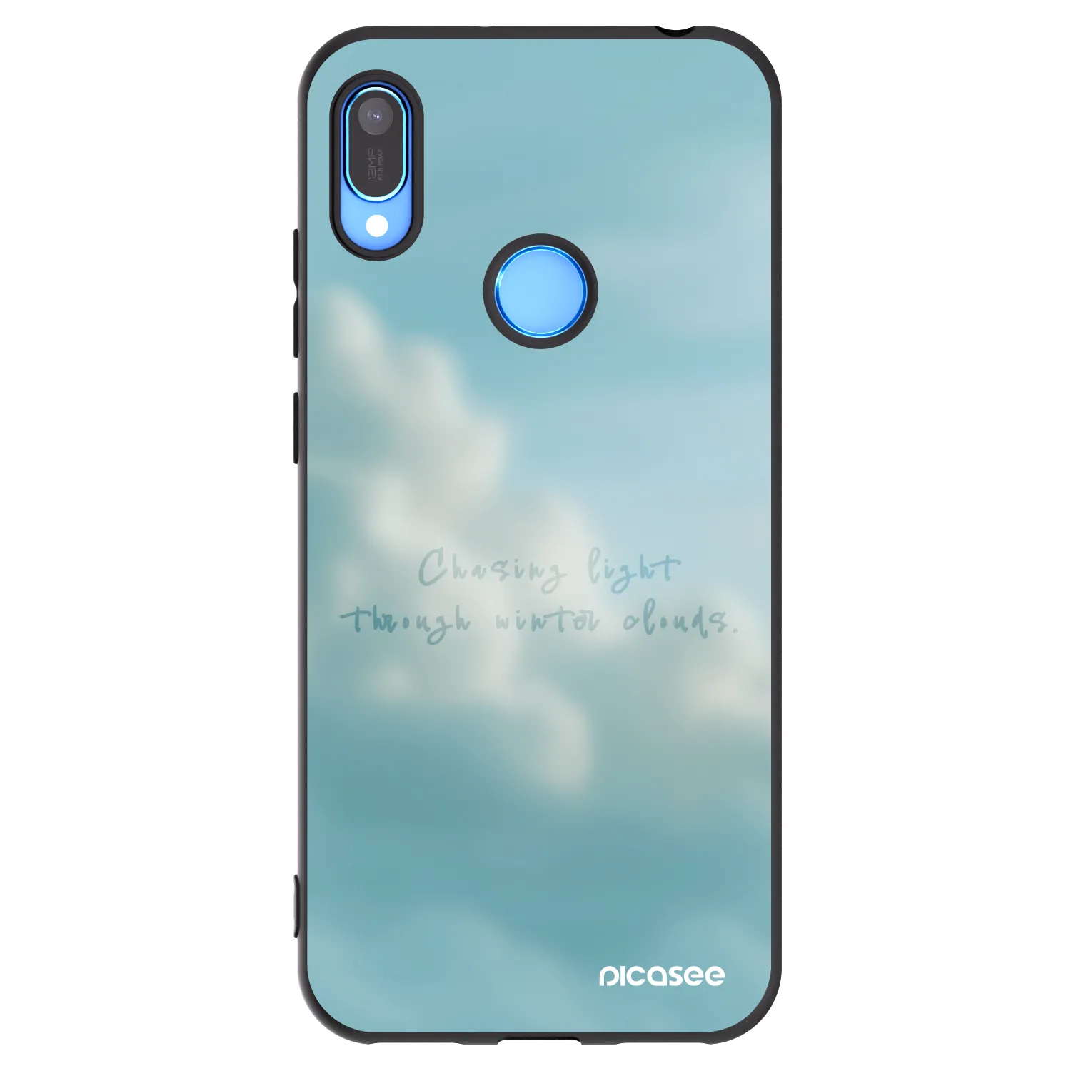 Picasee silikónový čierny obal pre Huawei Y6 2019 - CHASiNG LIGHT