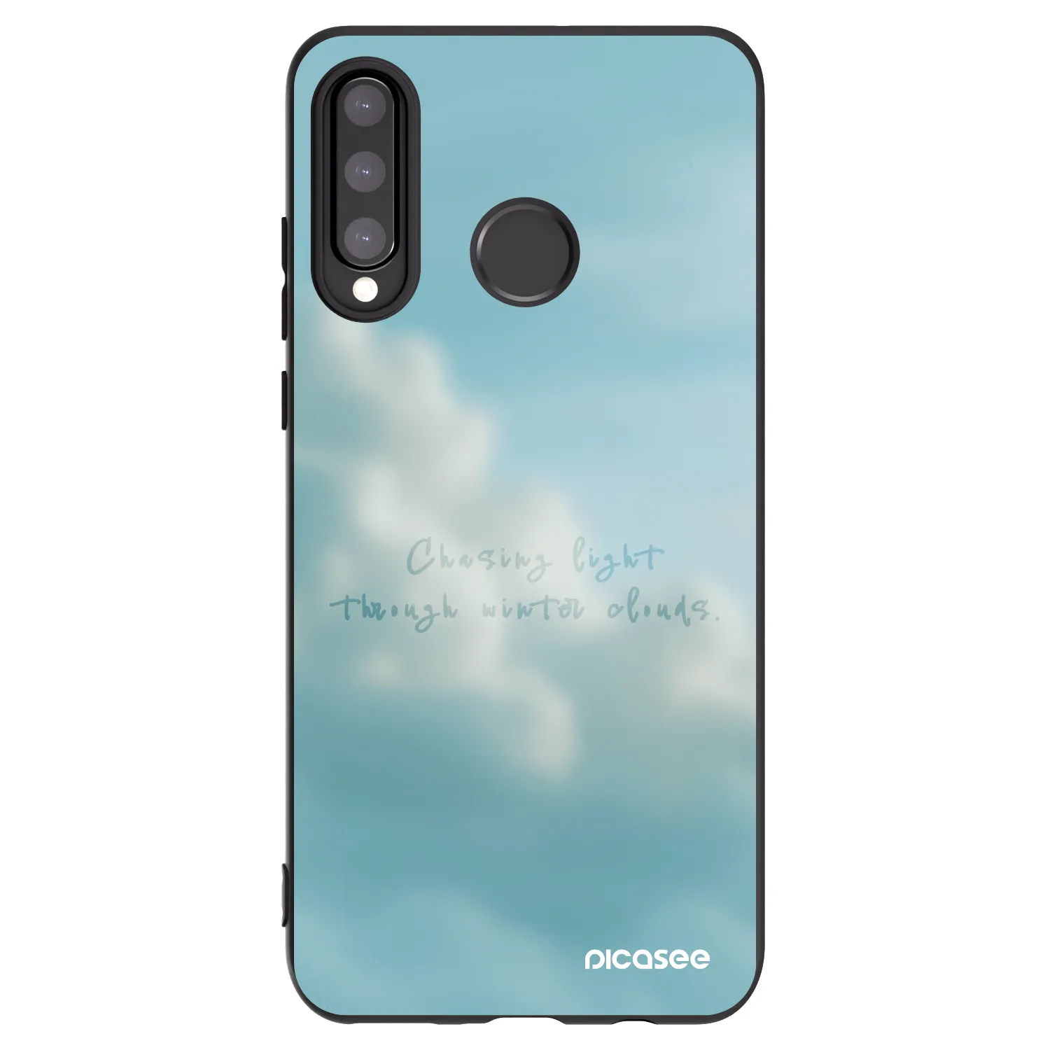 Picasee silikónový čierny obal pre Huawei P30 Lite - CHASiNG LIGHT