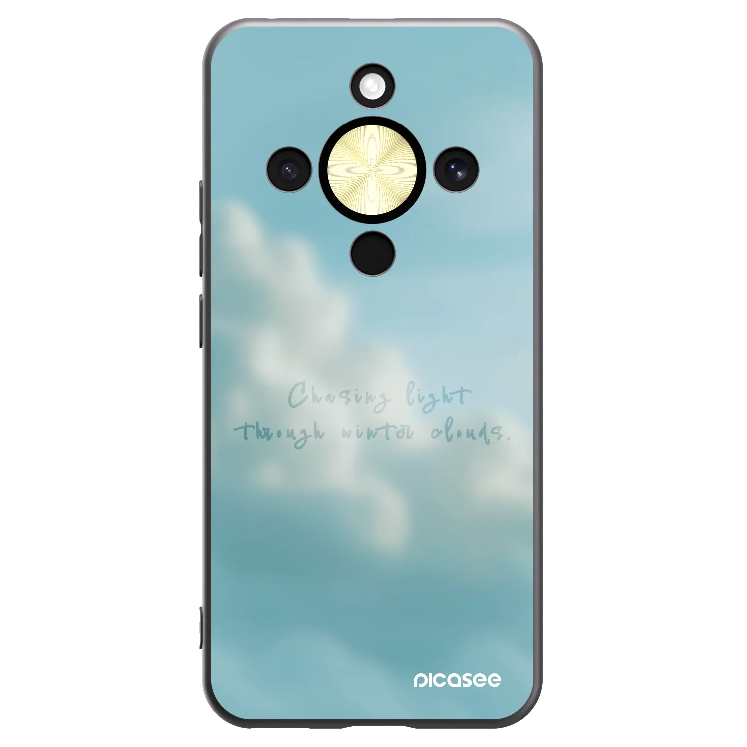 Picasee silikónový čierny obal pre Honor Magic8 Lite 5G - CHASiNG LIGHT
