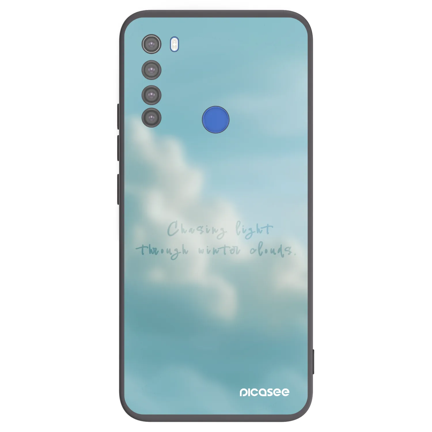 Picasee silikónový čierny obal pre Xiaomi Redmi Note 8T - CHASiNG LIGHT