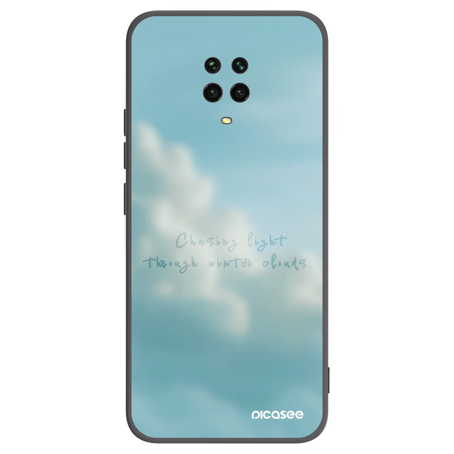 Picasee silikónový čierny obal pre Xiaomi Redmi Note 9S - CHASiNG LIGHT