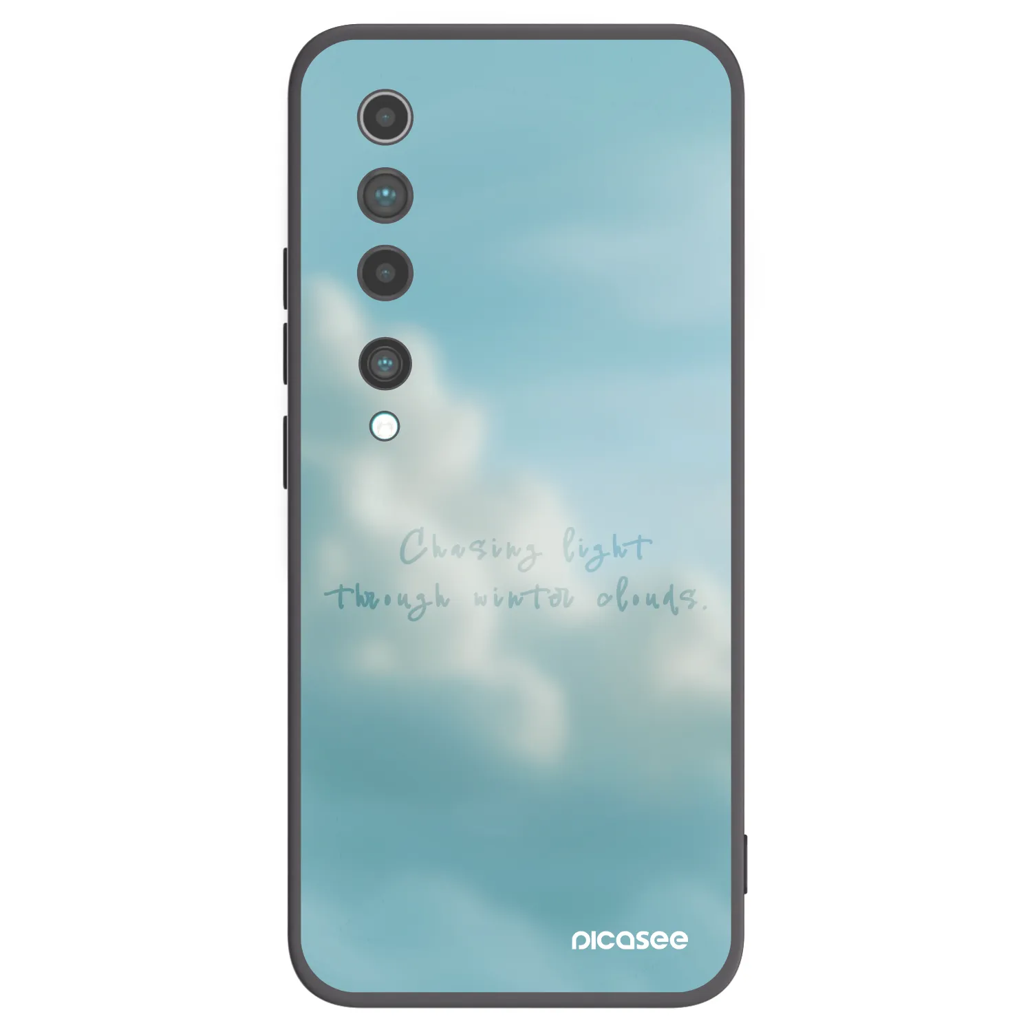 Picasee silikónový čierny obal pre Xiaomi Mi 10 - CHASiNG LIGHT