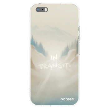 Picasee silikónový prehľadný obal pre Apple iPhone 5/5S/SE - IN TRANSIT