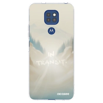 Picasee silikónový prehľadný obal pre Motorola Moto G9 Play - IN TRANSIT