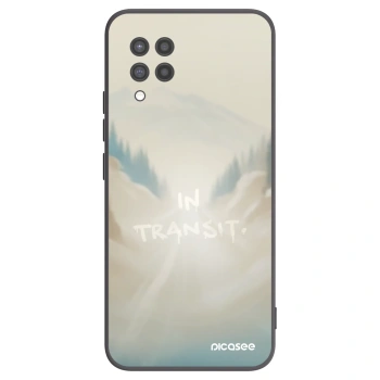 Picasee silikónový čierny obal pre Samsung Galaxy A42 A426B - IN TRANSIT