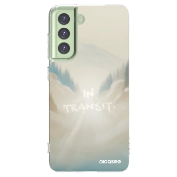 Picasee silikónový prehľadný obal pre Samsung Galaxy S21 FE 5G - IN TRANSIT