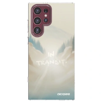 Picasee silikónový prehľadný obal pre Samsung Galaxy S22 Ultra 5G - IN TRANSIT