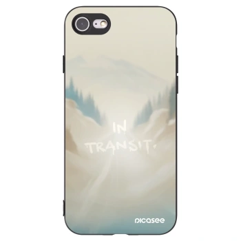 Picasee silikónový čierny obal pre Apple iPhone SE 2022 - IN TRANSIT