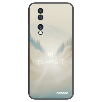 Picasee silikónový čierny obal pre Honor 70 - IN TRANSIT