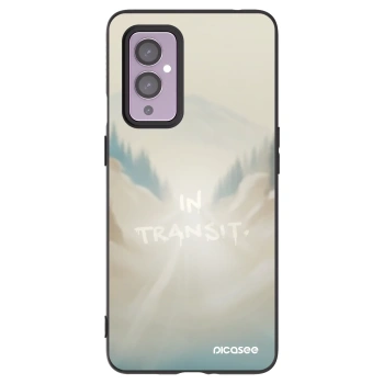 Picasee silikónový čierny obal pre OnePlus 9 - IN TRANSIT