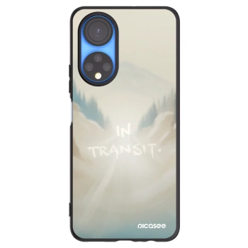 Picasee silikónový čierny obal pre Honor X7 - IN TRANSIT