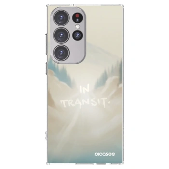 Picasee silikónový prehľadný obal pre Samsung Galaxy S23 Ultra 5G - IN TRANSIT