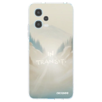 Picasee silikónový prehľadný obal pre Xiaomi Redmi Note 12 5G - IN TRANSIT
