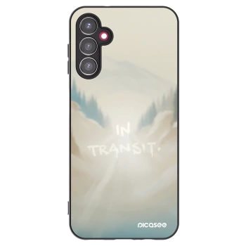 Picasee silikónový čierny obal pre Samsung Galaxy A14 4G A145R - IN TRANSIT