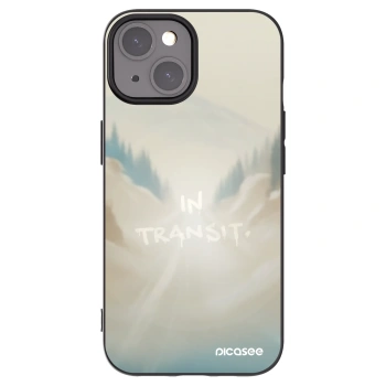 Picasee silikónový čierny obal pre Apple iPhone 15 - IN TRANSIT