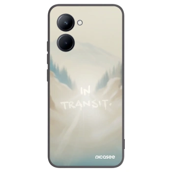 Picasee silikónový čierny obal pre Realme C33 (2023) - IN TRANSIT