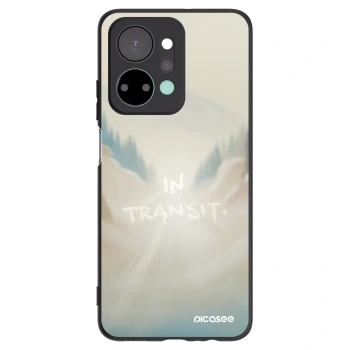 Picasee silikónový čierny obal pre Honor X7a - IN TRANSIT