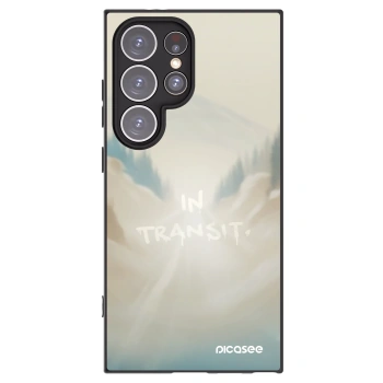 Picasee silikónový čierny obal pre Samsung Galaxy S24 Ultra S928B 5G - IN TRANSIT