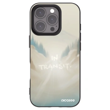 Picasee silikónový čierny obal pre Apple iPhone 16 Pro - IN TRANSIT