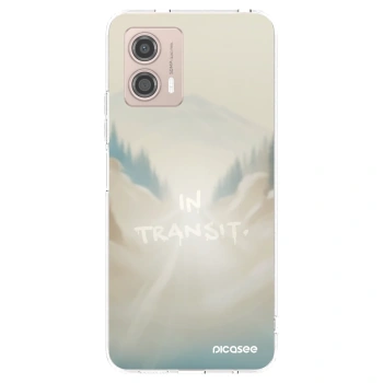 Picasee silikónový prehľadný obal pre Motorola Moto G53 5G - IN TRANSIT