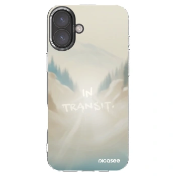 Picasee silikónový prehľadný obal pre Apple iPhone 16 Plus - IN TRANSIT