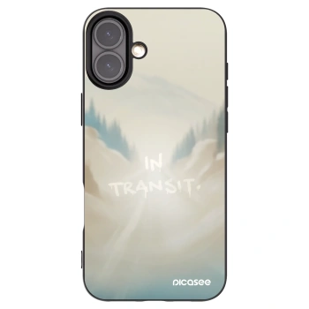 Picasee silikónový čierny obal pre Apple iPhone 16 Plus - IN TRANSIT
