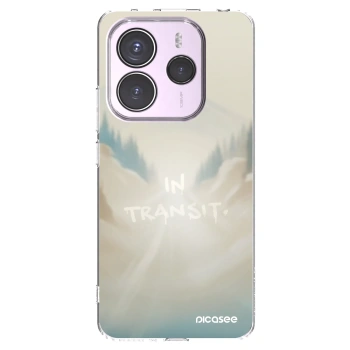 Picasee silikónový prehľadný obal pre Xiaomi Redmi Note 14 5G - IN TRANSIT