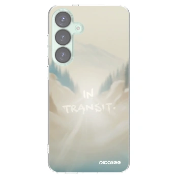 Picasee silikónový prehľadný obal pre Samsung Galaxy S25+ 5G - IN TRANSIT