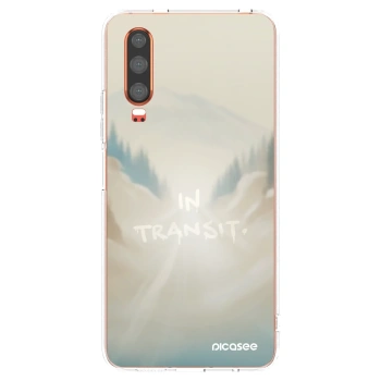 Picasee silikónový prehľadný obal pre Huawei P30 - IN TRANSIT