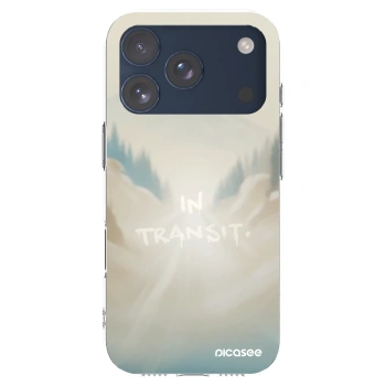 Picasee silikónový prehľadný obal pre Apple iPhone 17 Pro - IN TRANSIT