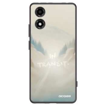 Picasee silikónový čierny obal pre Motorola Moto E14 - IN TRANSIT