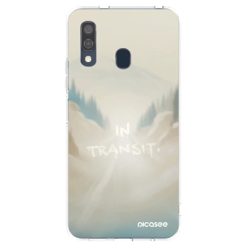 Picasee silikónový prehľadný obal pre Samsung Galaxy A40 A405F - IN TRANSIT