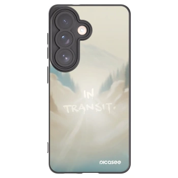 Picasee silikónový čierny obal pre Samsung Galaxy S26 - IN TRANSIT