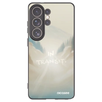 Picasee silikónový čierny obal pre Samsung Galaxy S26 Ultra - IN TRANSIT