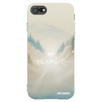 Picasee silikónový prehľadný obal pre Apple iPhone SE 2020 - IN TRANSIT