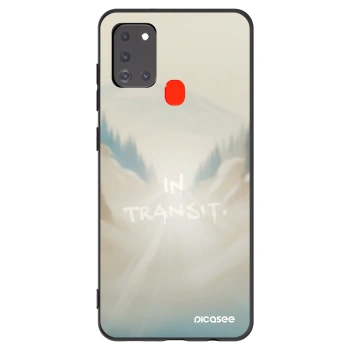 Picasee silikónový čierny obal pre Samsung Galaxy A21s - IN TRANSIT