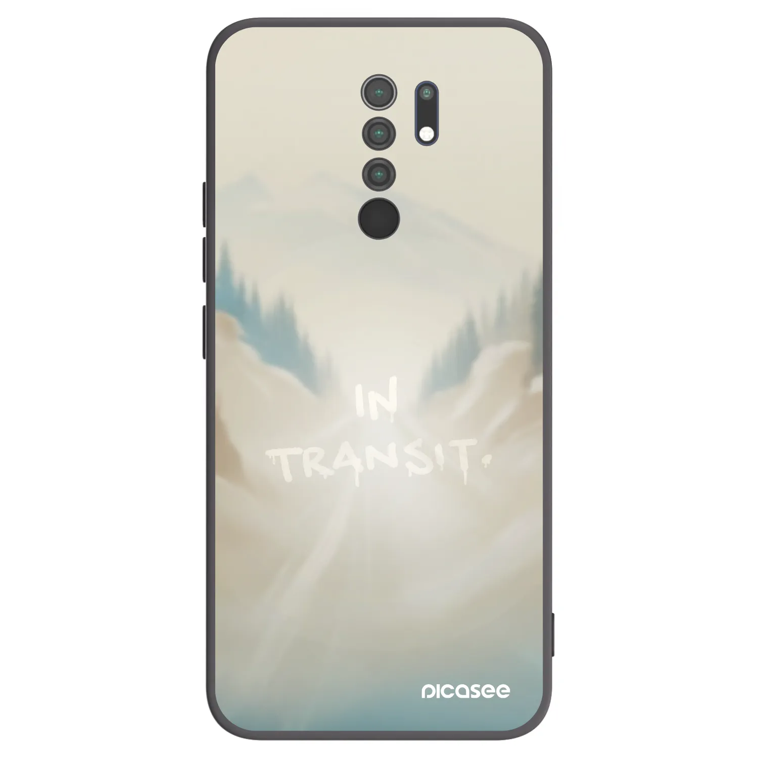 Picasee silikónový čierny obal pre Xiaomi Redmi 9 - IN TRANSIT