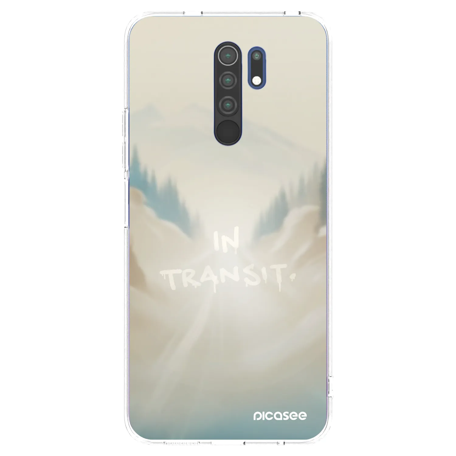 Picasee silikónový prehľadný obal pre Xiaomi Redmi 9 - IN TRANSIT