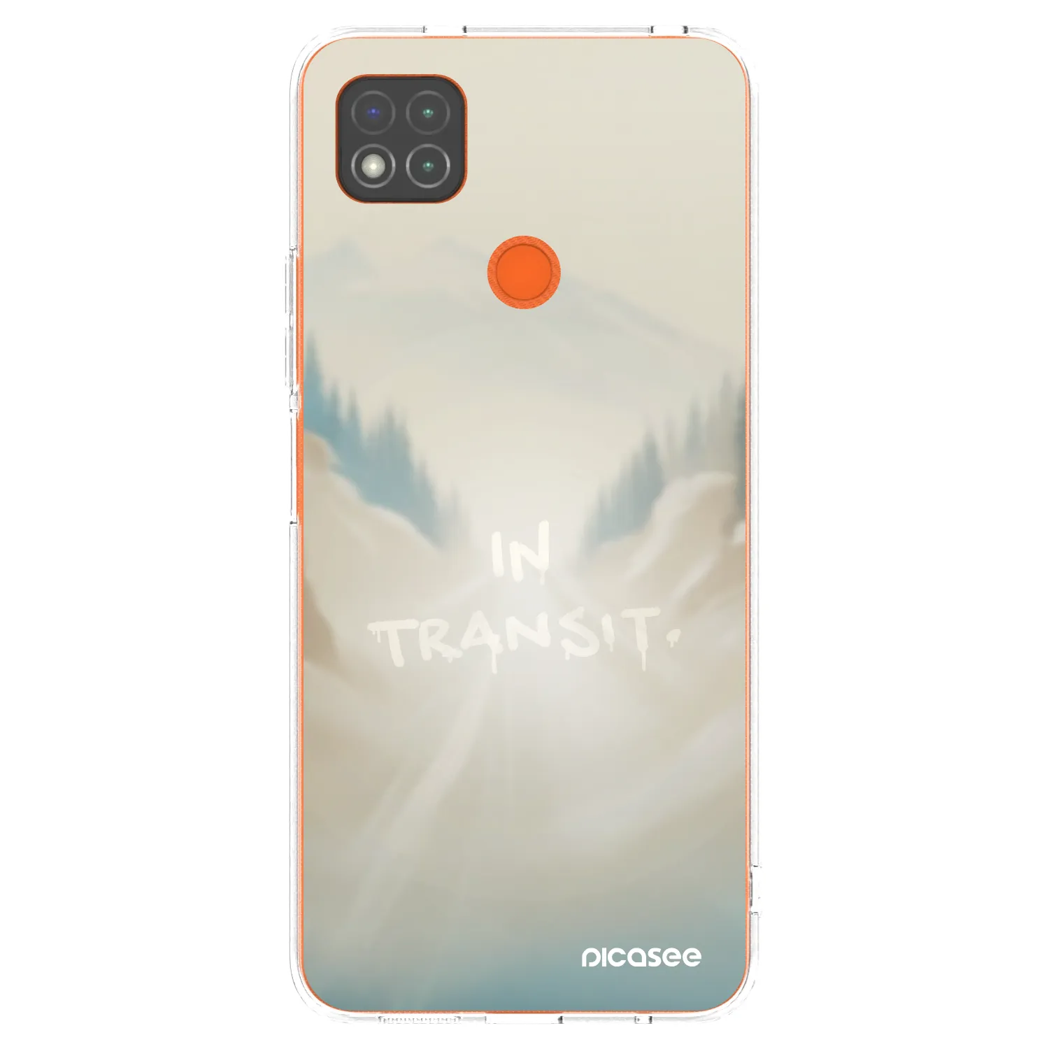 Silikónový prehľadný obal pre Xiaomi Redmi 9C - IN TRANSIT