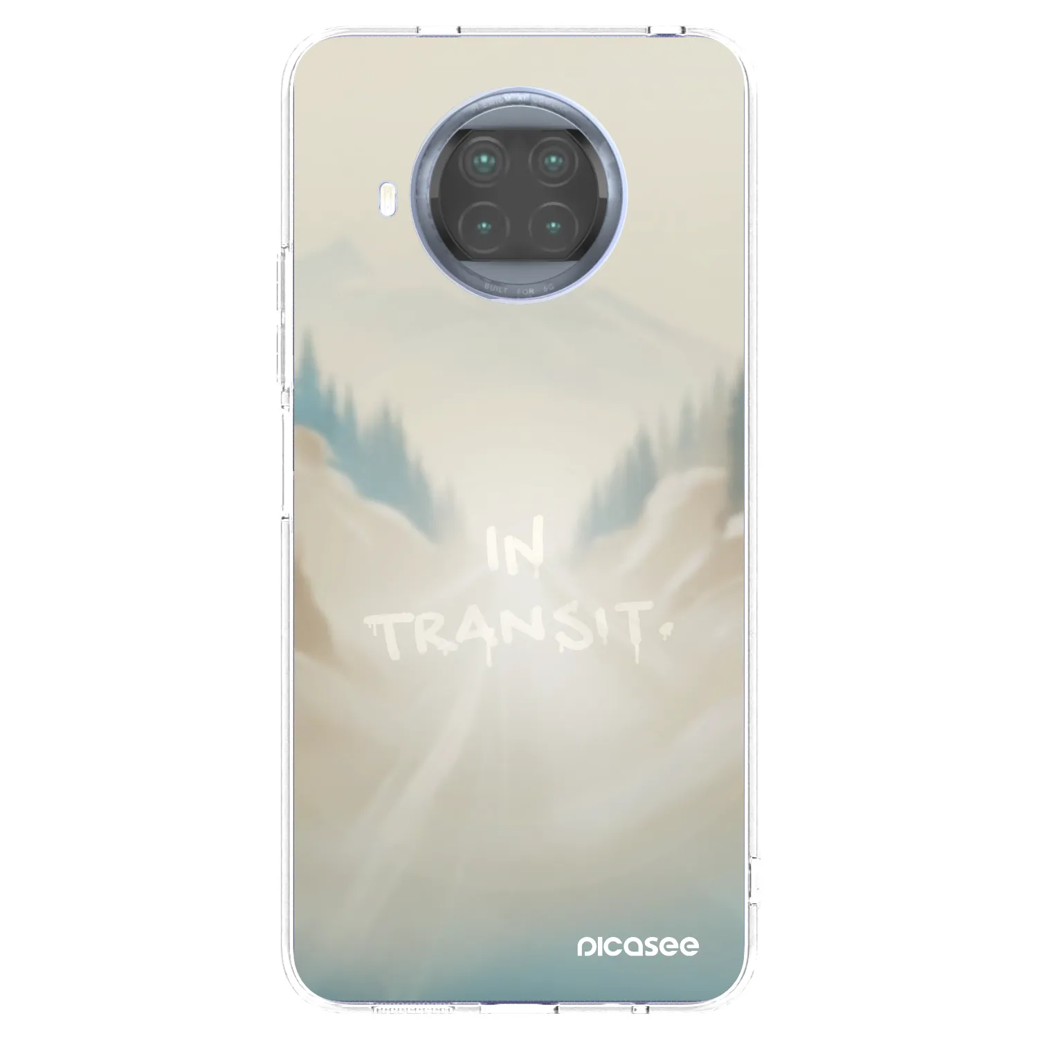 Picasee silikónový prehľadný obal pre Xiaomi Mi 10T Lite - IN TRANSIT