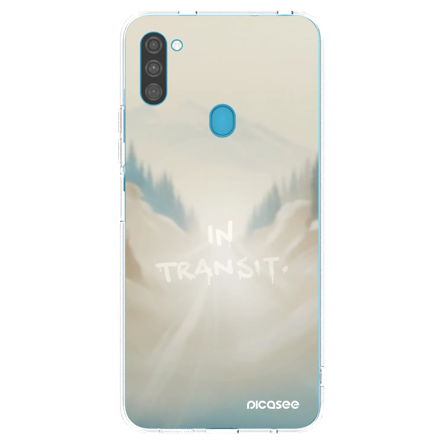 Picasee silikónový prehľadný obal pre Samsung Galaxy M11 - IN TRANSIT
