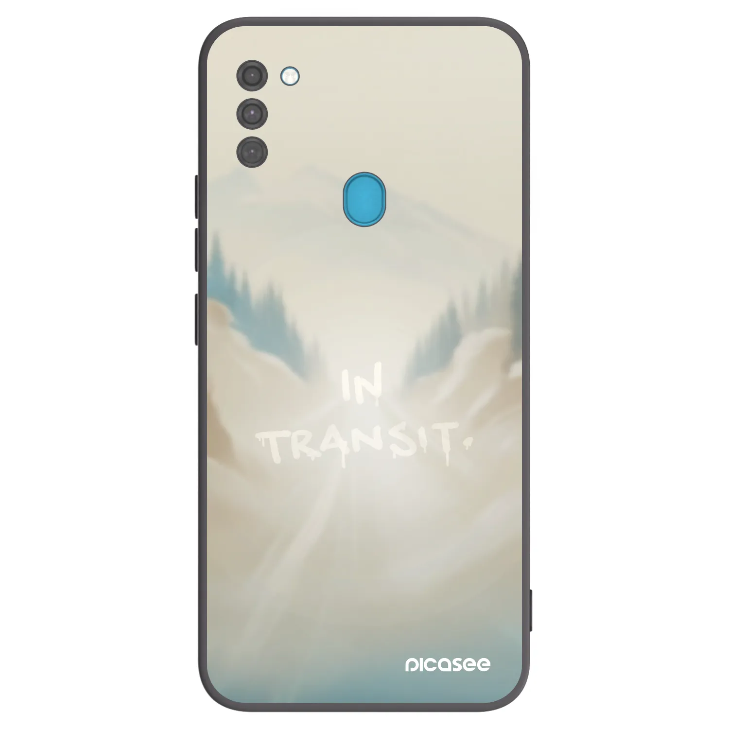 Picasee silikónový čierny obal pre Samsung Galaxy M11 - IN TRANSIT
