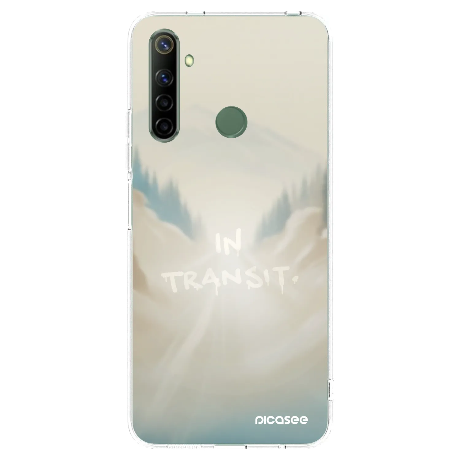 Picasee silikónový prehľadný obal pre Realme 6i - IN TRANSIT