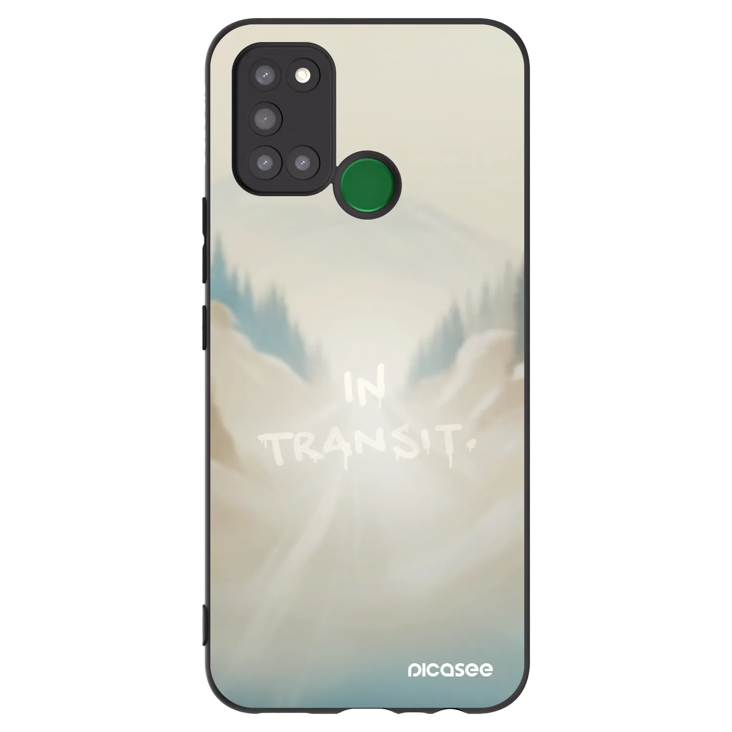 Picasee silikónový čierny obal pre Realme 7i - IN TRANSIT