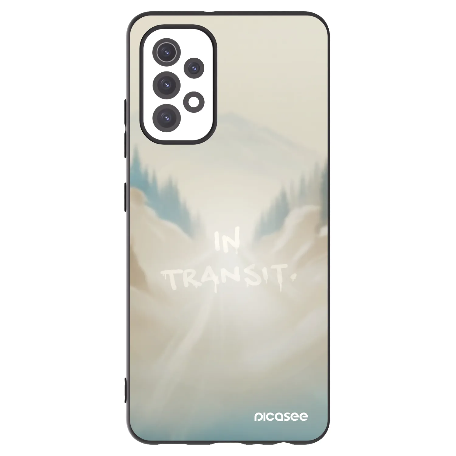 Picasee silikónový čierny obal pre Samsung Galaxy A32 5G A326B - IN TRANSIT