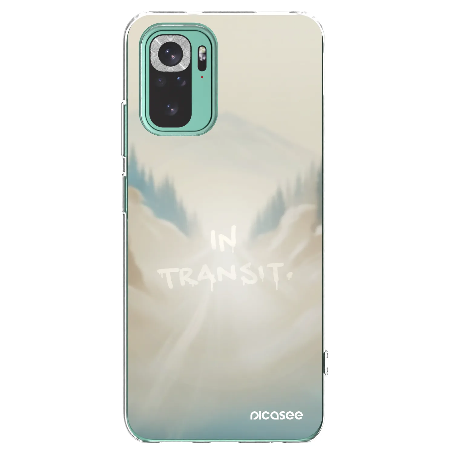 Picasee silikónový prehľadný obal pre Xiaomi Redmi Note 10 Pro - IN TRANSIT